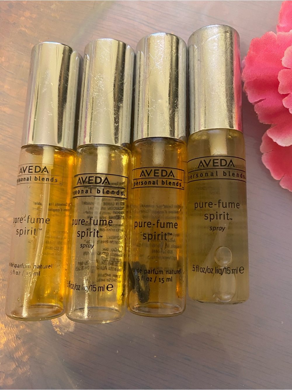 Aveda Pure-Fume Spirit  4 bottles